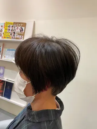 ショート FLAPPER所属・ハイトーンカラー /パーマ/亀井のヘアスタイル