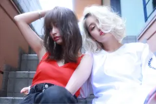 ミディアム カラー 店長 茂野聖史のヘアスタイル