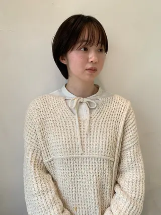 セミロング パーマ VIE表参道所属・艶感カラー/縮毛 矯正/りょお🫧のヘアスタイル