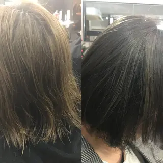 ミディアム カラー ハイライト/髪質改善 ans/黒木 和大のヘアスタイル