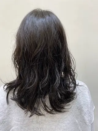ロング パーマ 吉浦 知宏のヘアスタイル