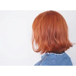 ミディアム カラー karen ☺︎のヘアスタイル