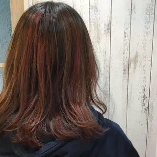 ミディアム カラー embrace エンブレイスのヘアスタイル