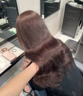 ロング 内藤 藍夏のヘアスタイル