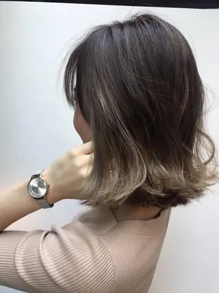 ロング カラー 指名支持率NO.1 スタイリストのヘアスタイル