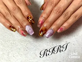 ネイル riri オーナーのネイルデザイン