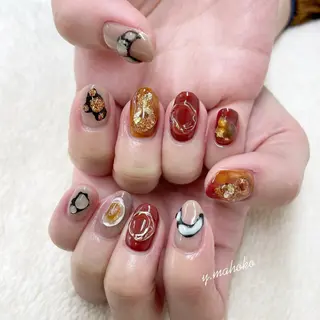 ネイル She nail studio 原宿所属・パラジェル有/ スカルプ/mahoのネイルデザイン