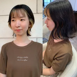 ショート カラー パーマ ヘアアレンジ メンズ キッズ マツエク・マツパ rewards成城学園前店所属・hiro【沿線で叶う 似合わせhair】のヘアスタイル