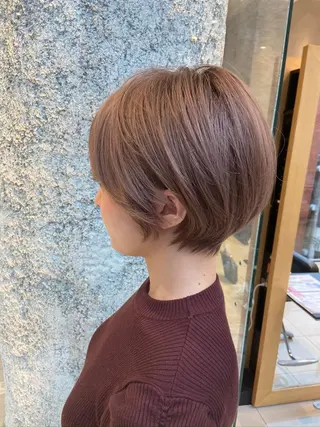 ショート ショート白髪染め無料 ／河瀬謙介のヘアスタイル