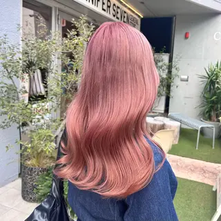 ロング カラー ヘアアレンジ 🥀モテ暖色× エクステ🥀あかりのヘアスタイル