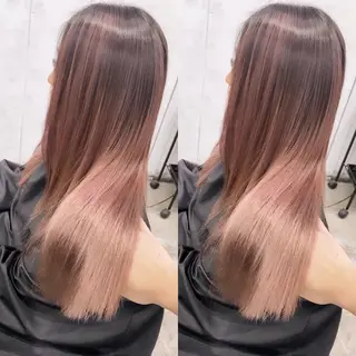 ロング カラー ヘアアレンジ BANK'S hair所属・💐ケラチン 髪質改善寺坂雄飛💐のヘアスタイル