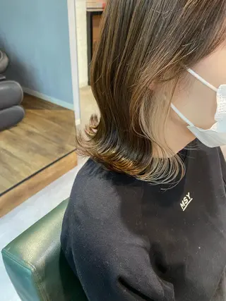 ミディアム GO TODAY SHAiRE SALON 原宿Stella店所属・𓍯柔らかhair 𓍯 yukinoのヘアスタイル