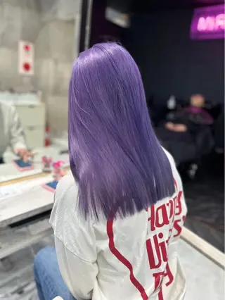 カラー 💗ツヤ髪ハイトーン 💗RIKOのヘアスタイル