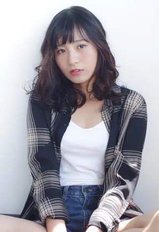 セミロング ロング カラー 🌈ディレクター🌈 徳松優希のヘアスタイル