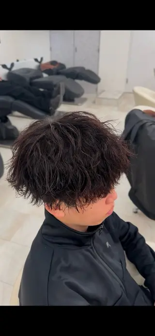 パーマ メンズ AI TOKYO  men's 横浜所属・【パーマの達人】 💎メンズ特化🔥徹のヘアスタイル