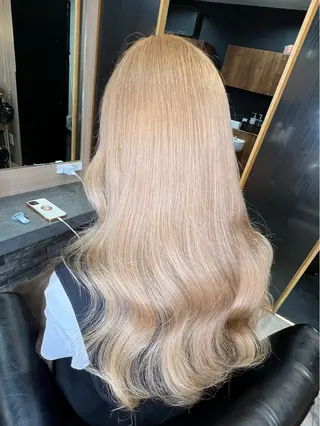 ロング カラー 横浜/エクステ特化× 艶カラー/あいかのヘアスタイル