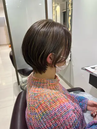 ショート ぷつっとボブ/ちゅる ピンク/mika☆のヘアスタイル