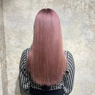 ロング カラー 編み込みエクステ/ ハイトーン りょすけのヘアスタイル