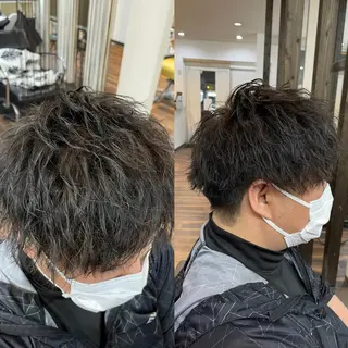 パーマ メンズ Leggu所属・木田 智大のヘアスタイル