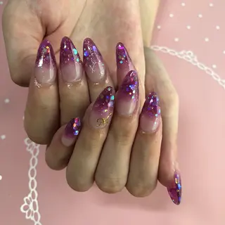 ミディアム ネイル 《LB》ラブリエ Nail&eyeのマツエク・マツパデザイン