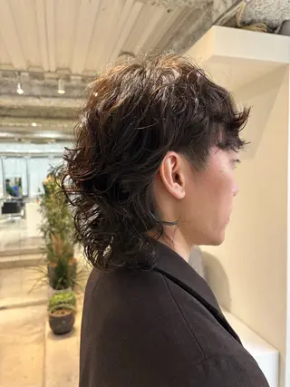 パーマ メンズ ANY/須田 麻人/ハードパーマのヘアスタイル