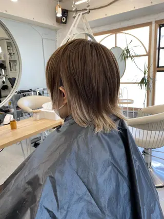 ショート カラー メンズ soi所属・ケアブリーチ/ツヤ髪 /ハイトーン/西村のヘアスタイル