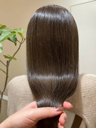 ロング パーマ 暖色カラー/似合わせ カット/名古屋/辻のヘアスタイル