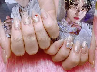 セミロング Diamond 🚢のネイルデザイン