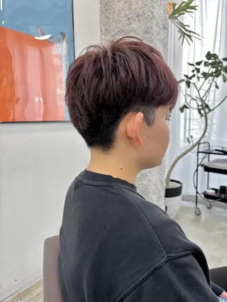 ショート カラー 暖色カラー/天神/ ヘイマサクラのヘアスタイル