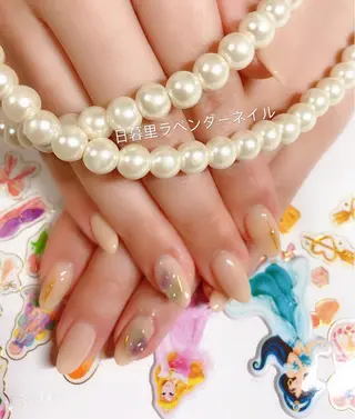 ネイル ラベンダー💖日暮里 ルル💖ネイルのネイルデザイン