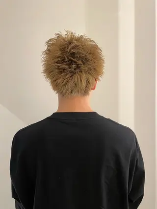 ショート メンズ 渋谷 留菜のヘアスタイル