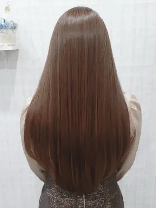 ロング 湯田 路子のヘアスタイル