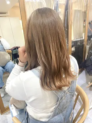 ミディアム カラー ヘアアレンジ ボブ /ニュアンス/ satomi🧸💖のヘアスタイル