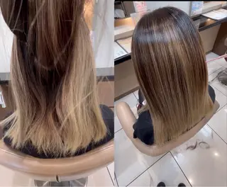 セミロング カラー パーマ 💍髪質改善💍 💖店長 伊藤大輝のヘアスタイル