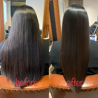 ロング 縮毛矯正&髪質改善 MAILHAIRのヘアスタイル