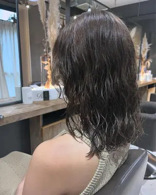 ミディアム 阿部 翔一郎/暖色系カラーのヘアスタイル