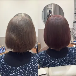 ミディアム 平田 たかしのヘアスタイル
