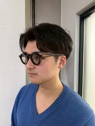 パーマ メンズ メンズデザイナー/ 尾上数馬/桂駅前1分のヘアスタイル