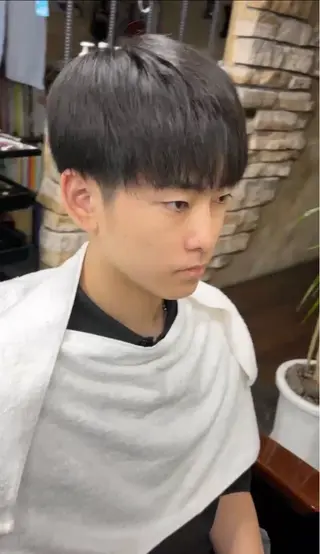 メンズ 上田 結心のヘアスタイル