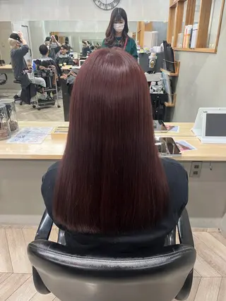 カラー 田中 萌のヘアスタイル