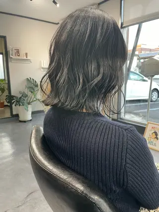 ミディアム MauLino所属・町田 光瑠のヘアスタイル