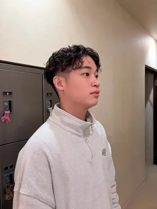 パーマ メンズ mahae 大久保のヘアスタイル