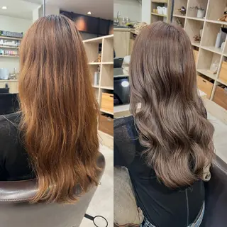 ロング 髪質改善/艶カラー 縮毛矯正/山本由梨のヘアスタイル