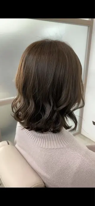 ミディアム 髪質改善×艶カラー Haruのヘアスタイル