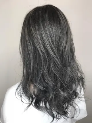 セミロング カラー Cecil hair 神戸店所属・Cecilhair セシルヘアー神戸元町のヘアスタイル