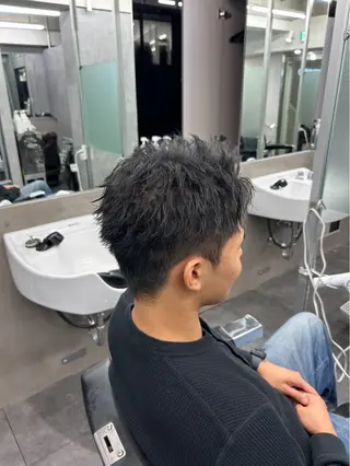 ショート パーマ メンズ 💈メンズ特化💈 barberコウヨウのヘアスタイル