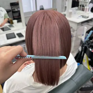 ショート カラー JUNSHIN🦋 ヘアセット／カラーのヘアスタイル