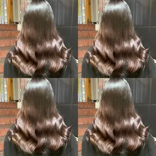 ミディアム カラー レイヤー×髪質改善 マネージャー安藤光司のヘアスタイル