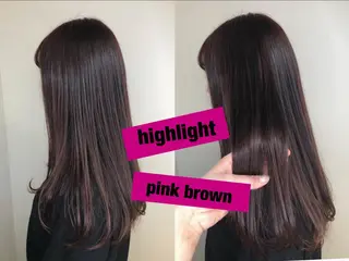 ロング カラー ウルフカット／吉村 桃子のヘアスタイル