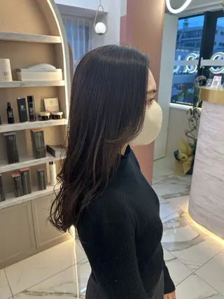 ミディアム カラー 佐合 梨花 / ｅａｕ〈オー〉のヘアスタイル